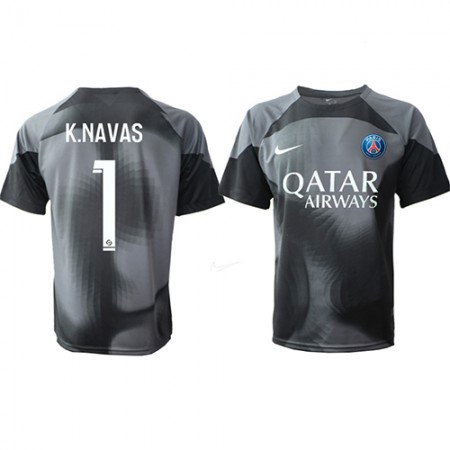 Jalkapallo Pelipaidat/Peliasut Paris Saint-Germain Keylor Navas 1 Maalivahti Kolmaspelipaita 2022-23